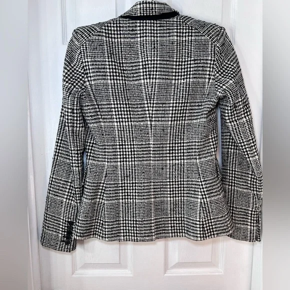 Veronica Beard Rhett Dickey Jacket Grey Plaid Blazer Size 4 Rerailed 695 - Picture 5 of 15